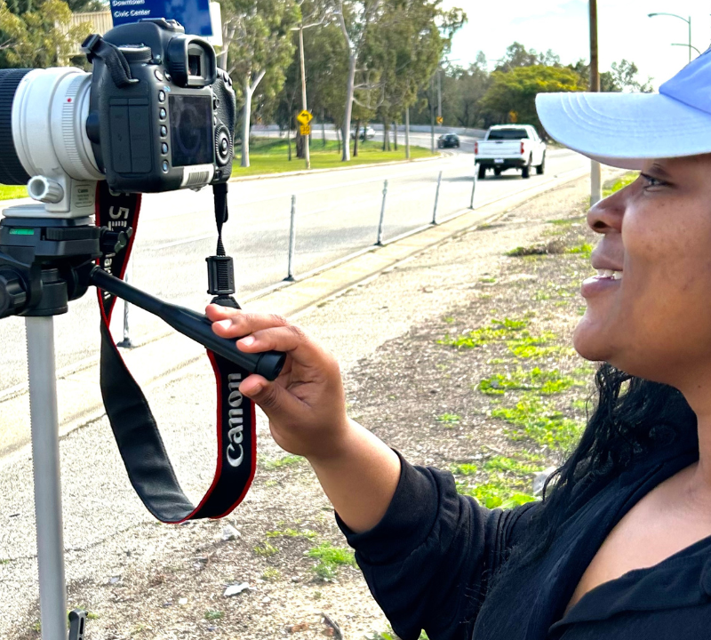 Ashley Zachary Taking a Photograph